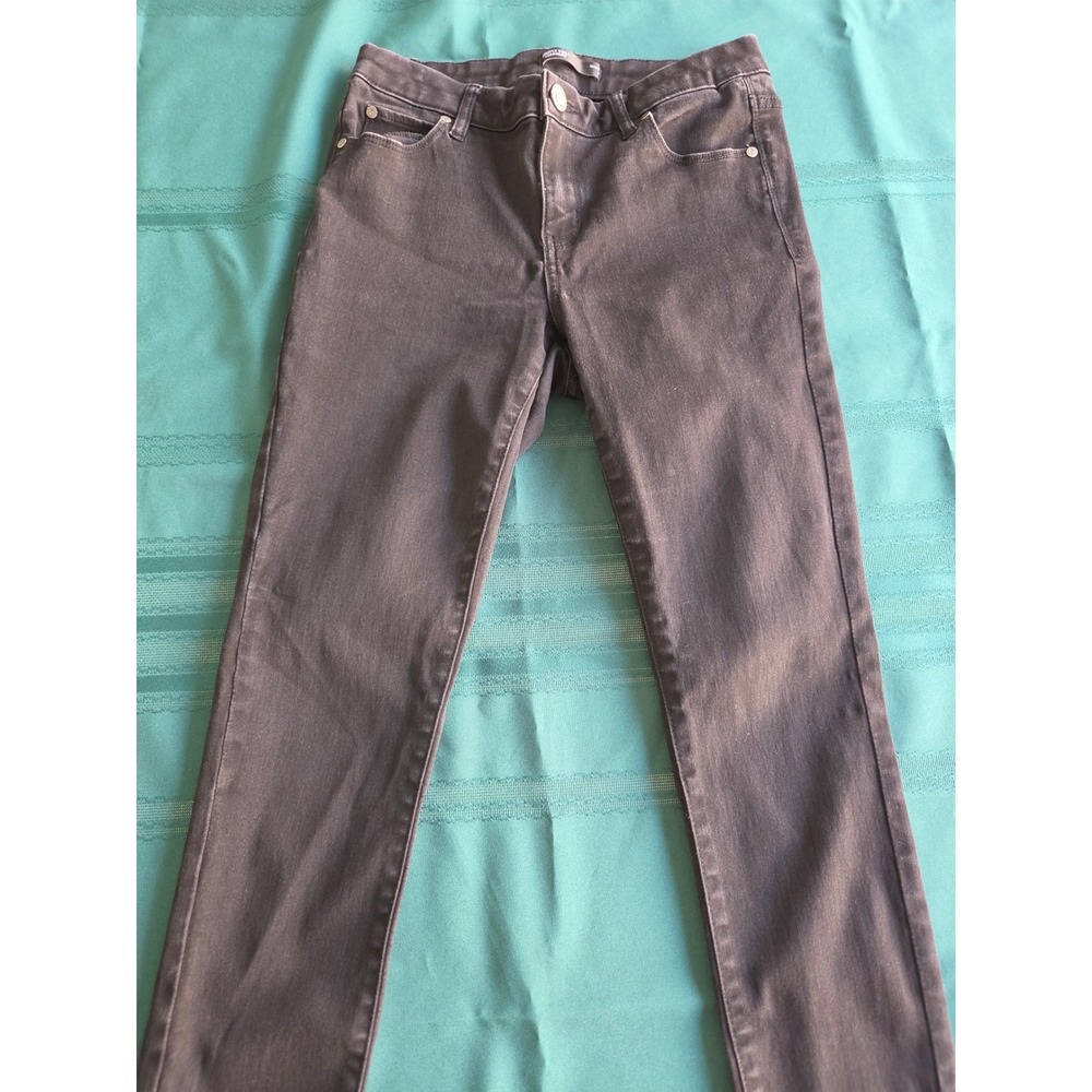 Simply Vera Vera Wang Womens Skinny Jeans Dark Gray Stretch Denim Size 6